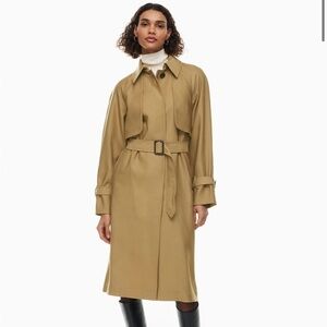 Aritzia Wilfred Tan Trench Coat